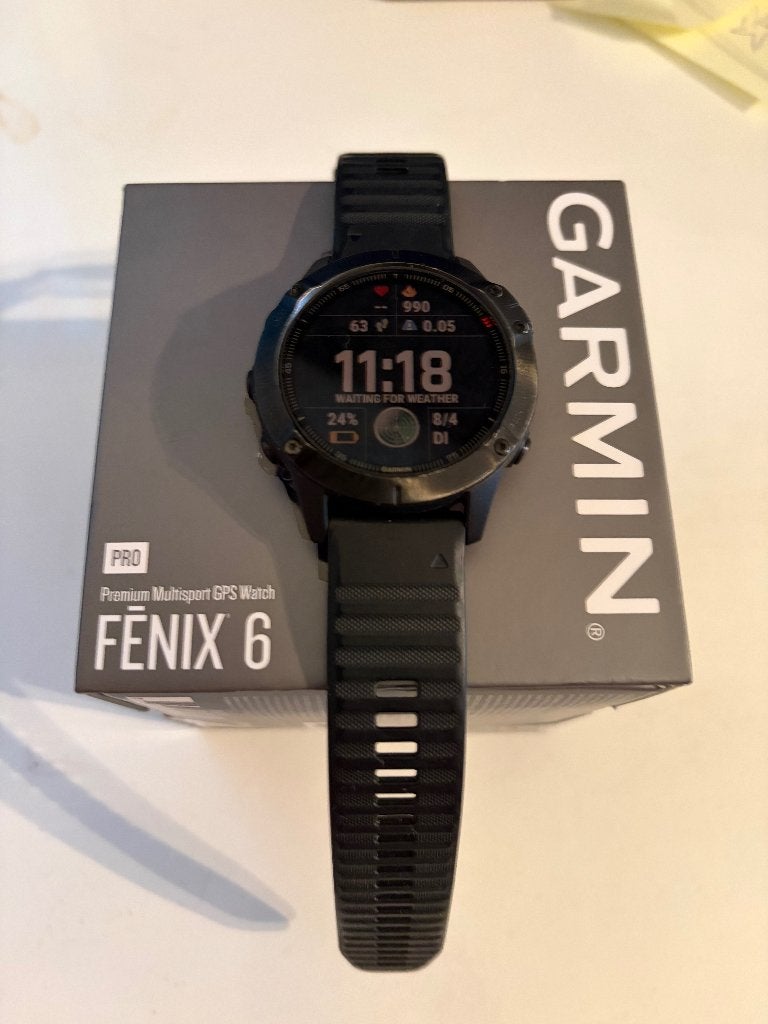 Garmin Fēnix 6 Pro, Gebruikt, Zwart, Garmin, Ophalen of Verzenden