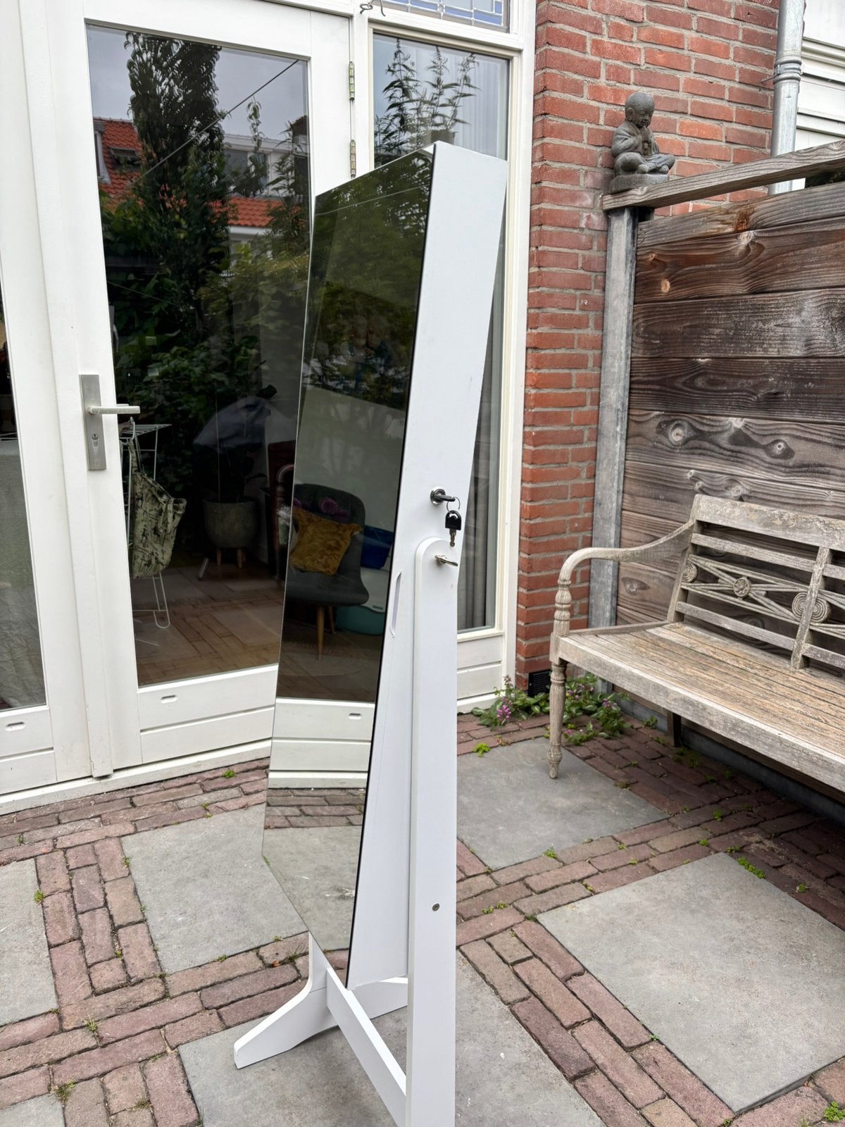 NIEUW Sierradenkast spiegel, Huis en Inrichting, Woonaccessoires | Spiegels, Ophalen, Minder dan 50 cm, Zo goed als nieuw, Minder dan 100 cm
