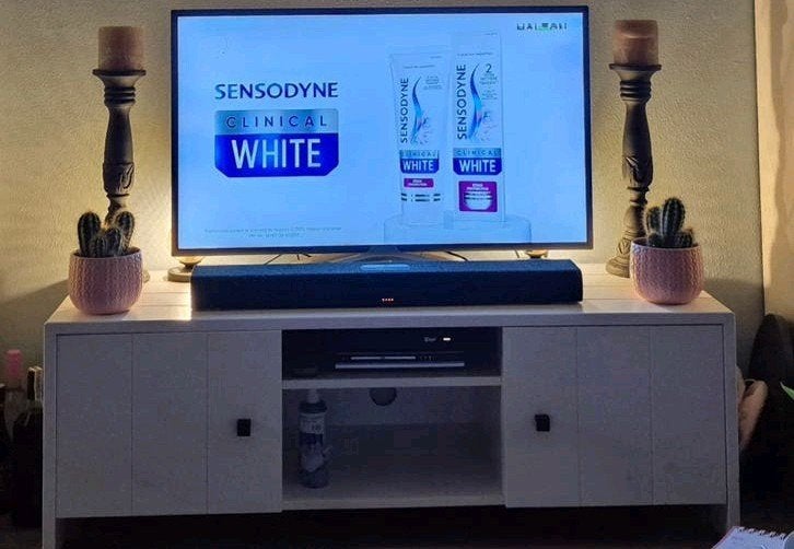 Wit Jan de Bouvrie TV meubel, Ophalen, Gebruikt, 100 tot 150 cm, Landelijk