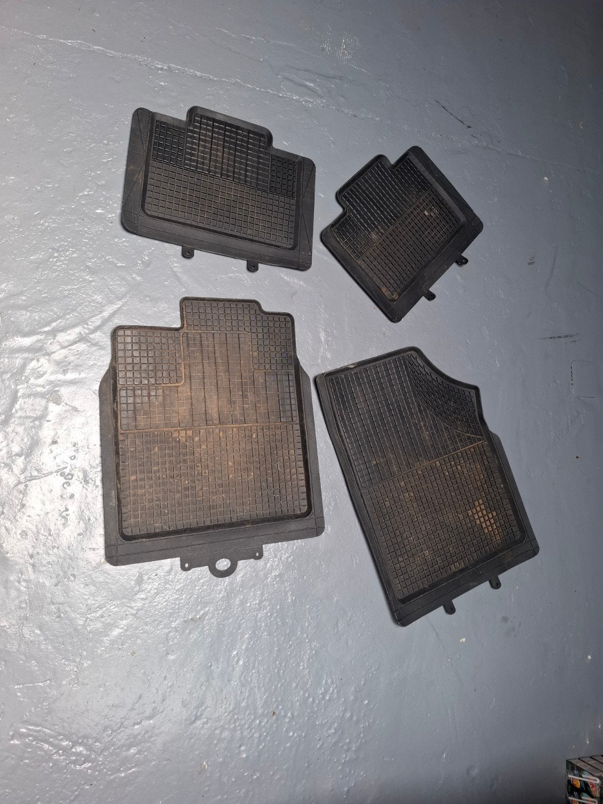 Rubberen Mattenset fiat 500, Auto diversen, Ophalen of Verzenden, Gebruikt