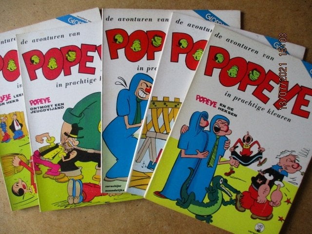 adv5076 popeye, Eén stripboek, Ophalen, Gelezen