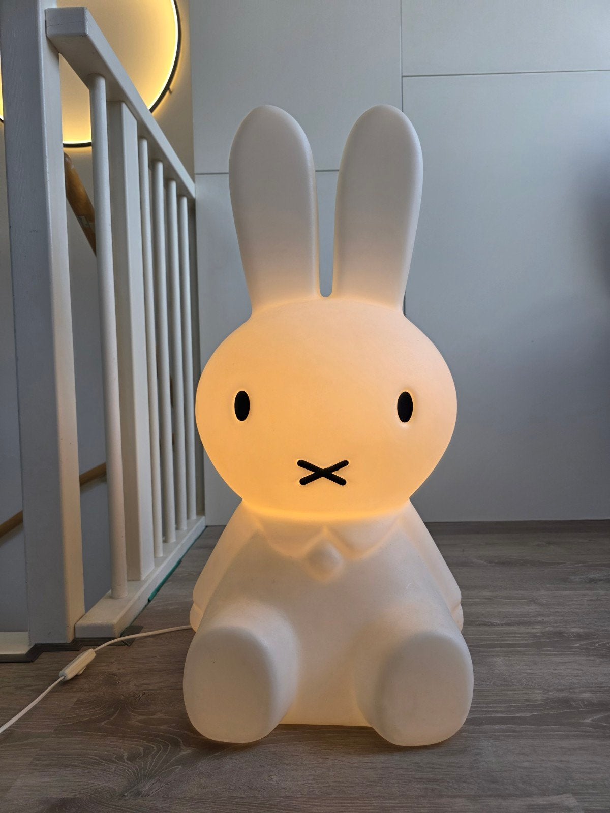 Nijntje 80 cm nachtlamp kinderkamerlamp, Wit, Overige merken, Gebruikt, Kunststof