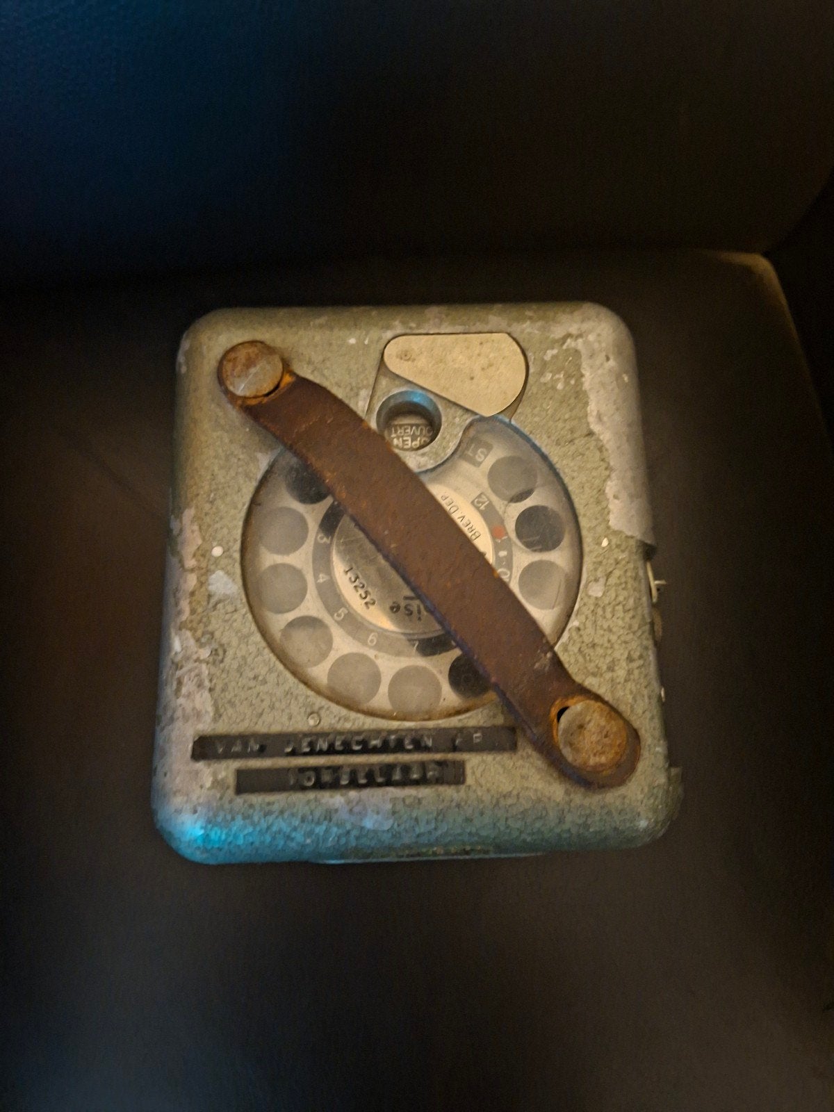 Vintage Draagbare Telefoon met Draaischijf, Antiek en Kunst, Ophalen of Verzenden