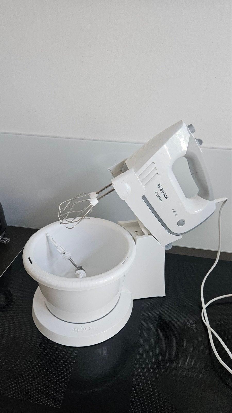 Bosch ErgoMixx 450W Handmixer met Standaard en Accessoires, Witgoed en Apparatuur, Keukenmixers, Ophalen of Verzenden