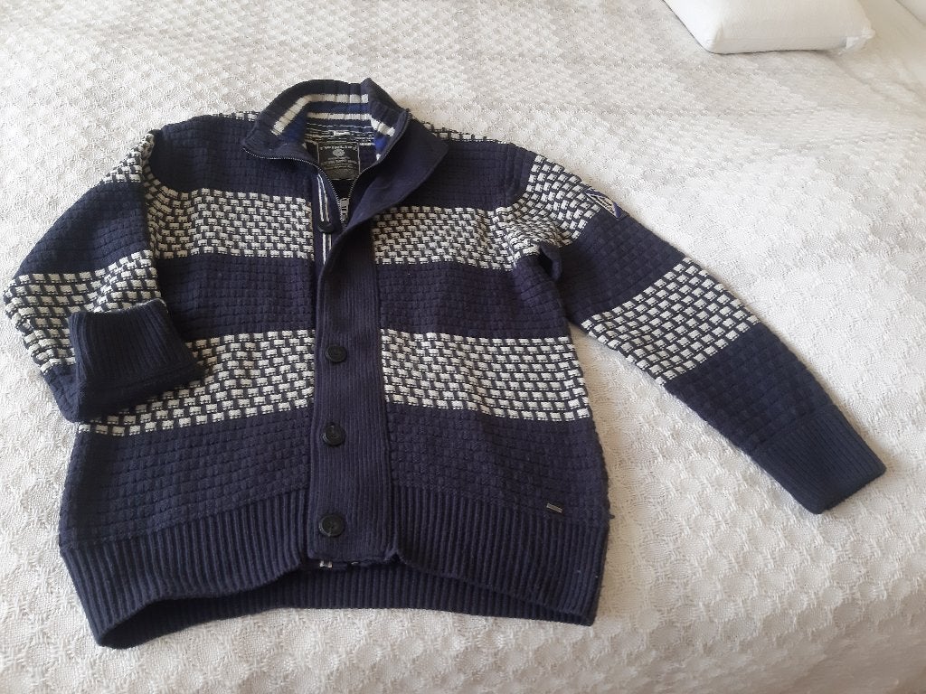 sportief dik vest Twinlife maat XL / XXL, Ophalen, Blauw, Maat 56/58 (XL), Zo goed als nieuw