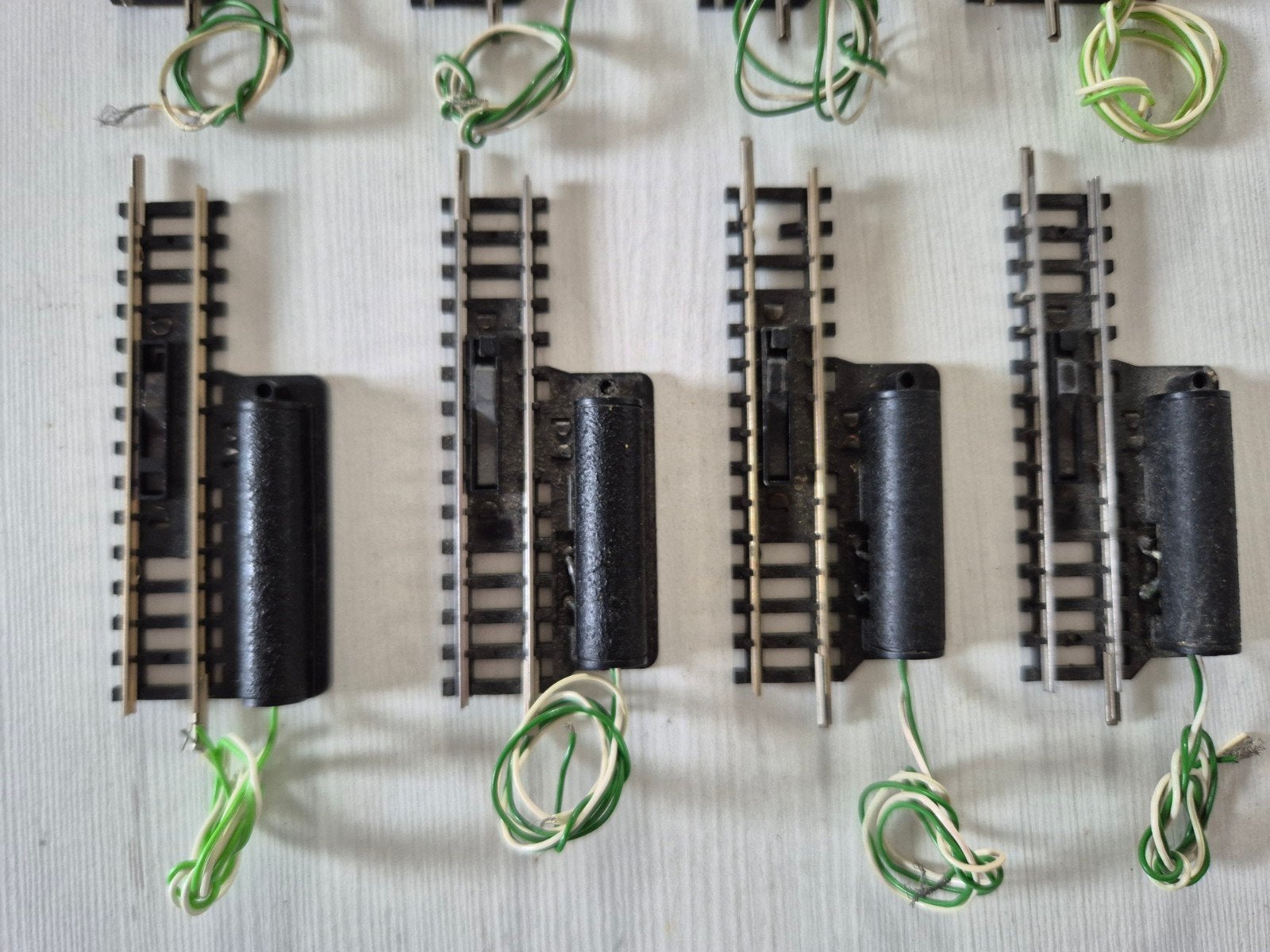 8 Minitrix elektrische ontkoppelrails 4969, Gebruikt, Gelijkstroom, Trix, Rails