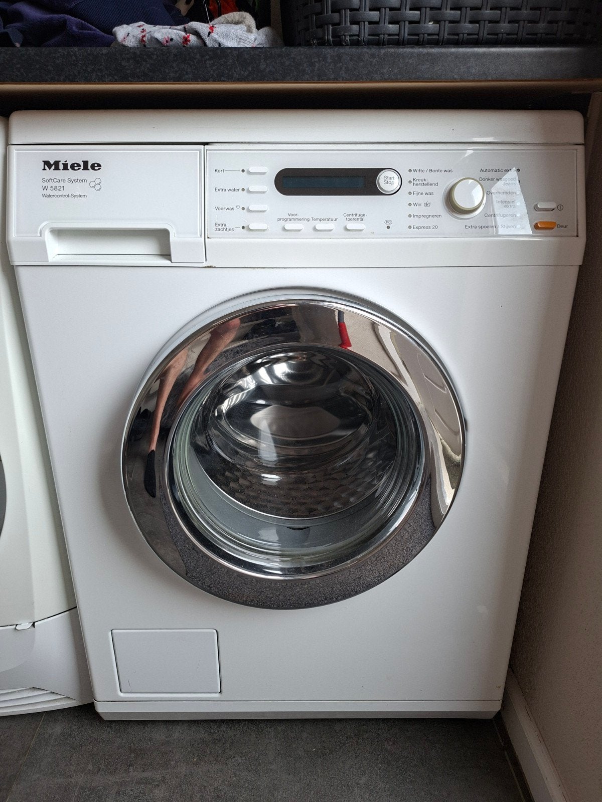 Te koop Miele wasmachine, Ophalen, Gebruikt, Handwasprogramma, Voorlader