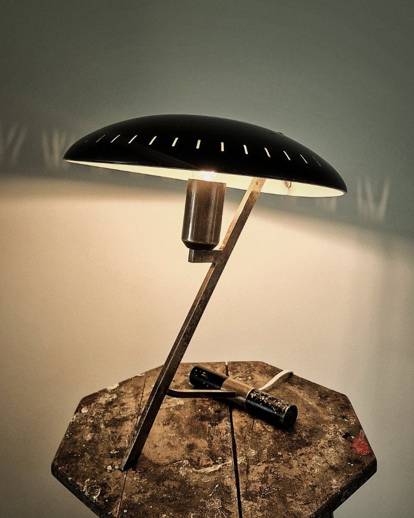 Louis Kalff Decora Z Tafellamp Philips, Ophalen, Bureaulamp, Gebruikt, Overige materialen