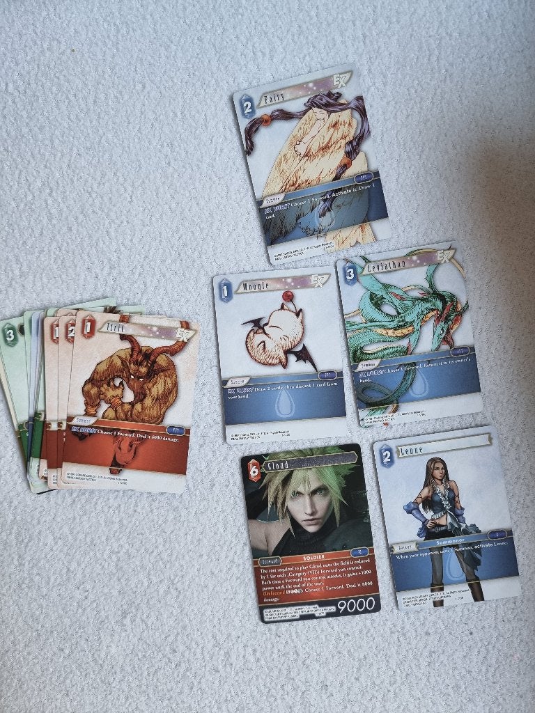 Final Fantasy TCG - Engels - Opus I - 30 kaarten, Verzenden, Zo goed als nieuw