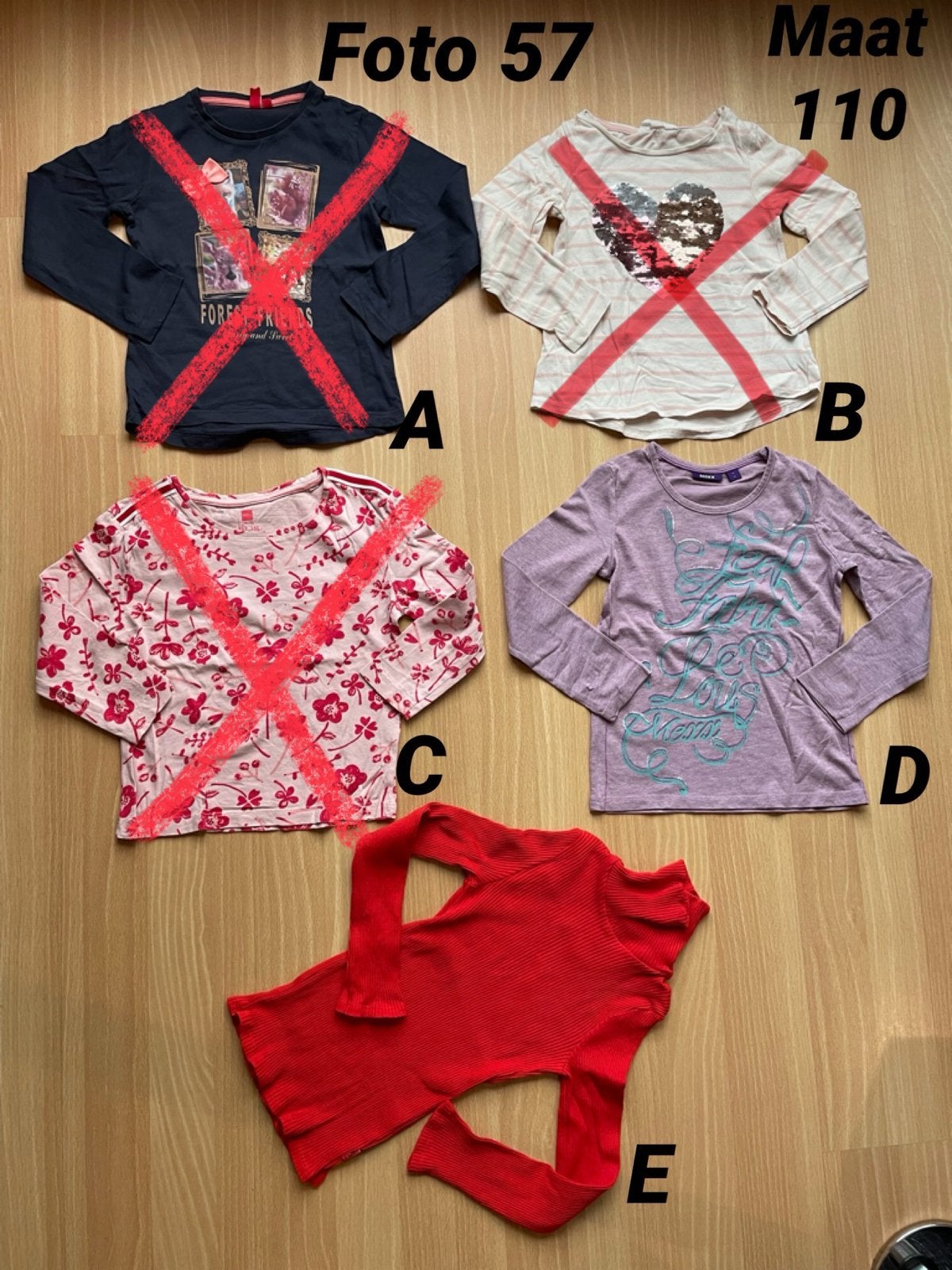 Longsleeve meisje maat 110 zgan *foto 57*, Ophalen of Verzenden, Zo goed als nieuw, Meisje, Shirt of Longsleeve