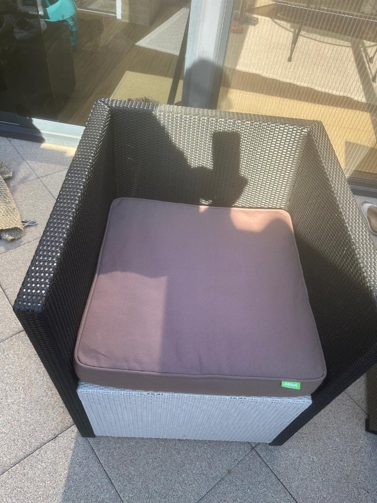Tuinmeubels, Ophalen, 5 zitplaatsen, Gebruikt, Rotan
