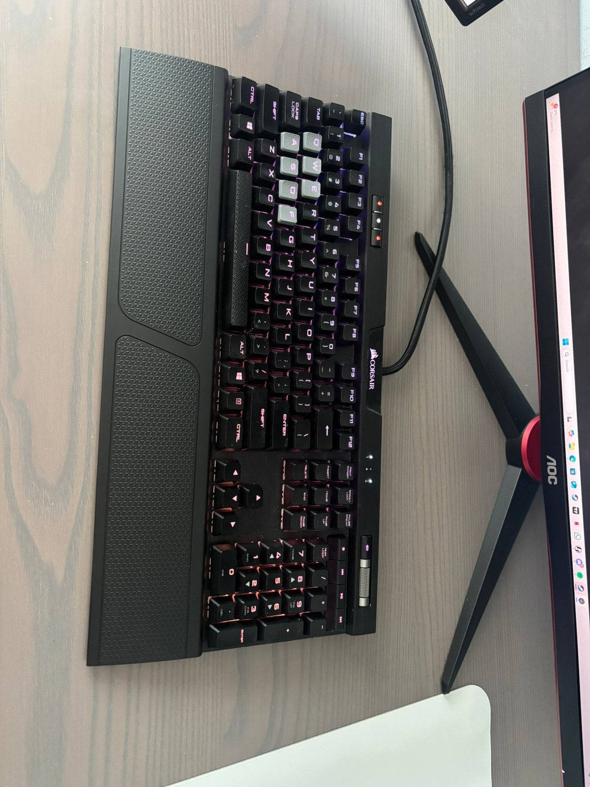 Toetsenbord corsair, Computers en Software, Ophalen, Gebruikt