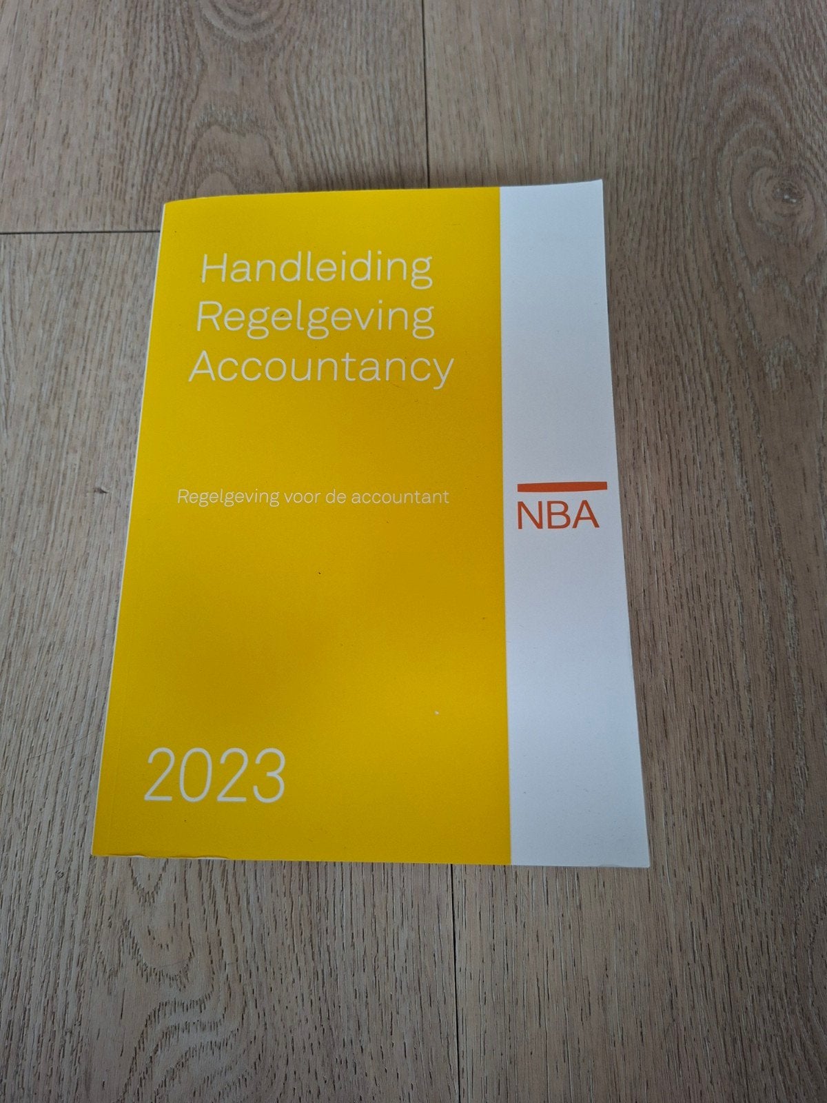 Handleiding Regelgeving Accountancy 2023 NBA, NBA, Zo goed als nieuw, Gamma, HBO