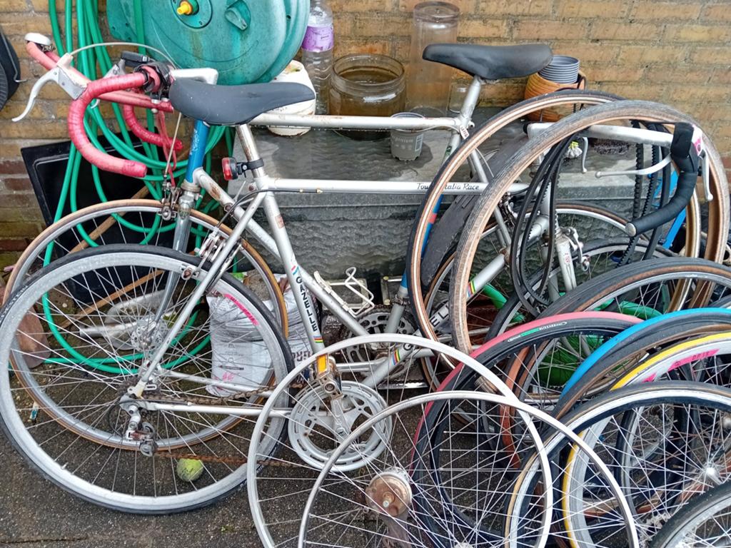 Vintage Herwerden Wielrenfiets - Opknapper/Onderdelen, Minder dan 10 versnellingen, Gebruikt, Staal, Ophalen