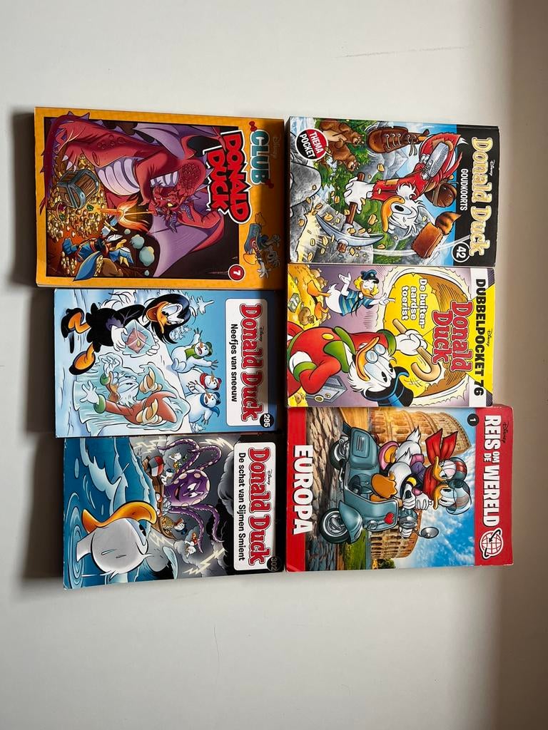 6x Donald Duck pockets NIEUW, Meerdere comics, Ophalen of Verzenden, Nieuw, Europa