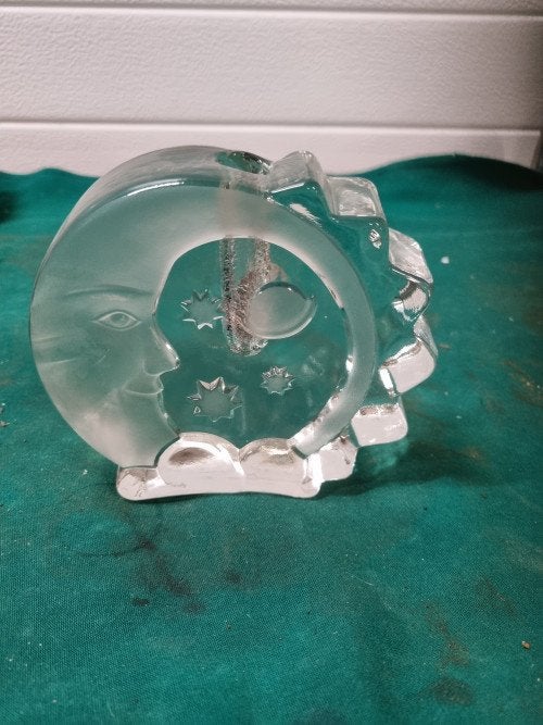 kandelaar maan sterren walther glas jaren 70, Ophalen of Verzenden, 'T Olde Gre-j, Info@toldegrej.nl, Endepoelstraat 20f Didam