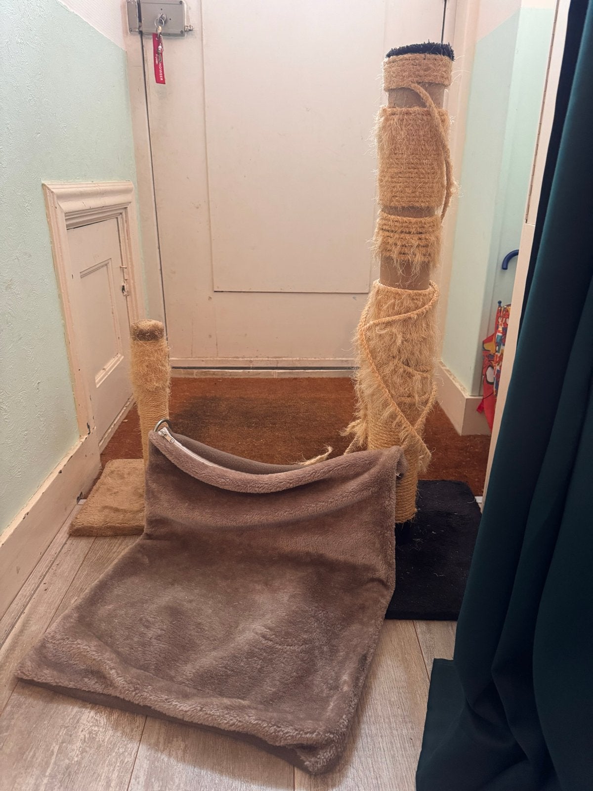 Krabpaal en verwarmingsmand, Dieren en Toebehoren, Katten-accessoires, Ophalen, Gebruikt