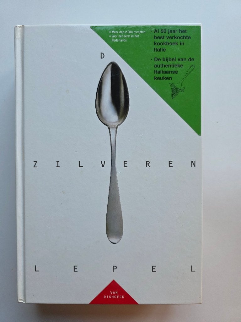 De zilveren lepel  (Hardcover) Italiaans keuken, Ophalen of Verzenden, Gelezen, Italië