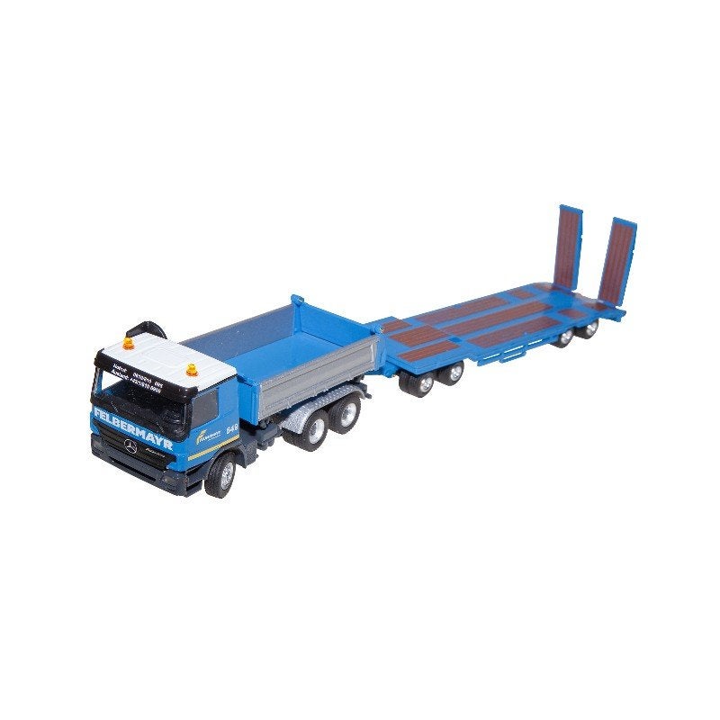 Mercedes Benz Actros with TU4 trailer goldhofer 1:50, Hobby en Vrije tijd, Ophalen of Verzenden, Nieuw, Bus of Vrachtwagen, Conrad