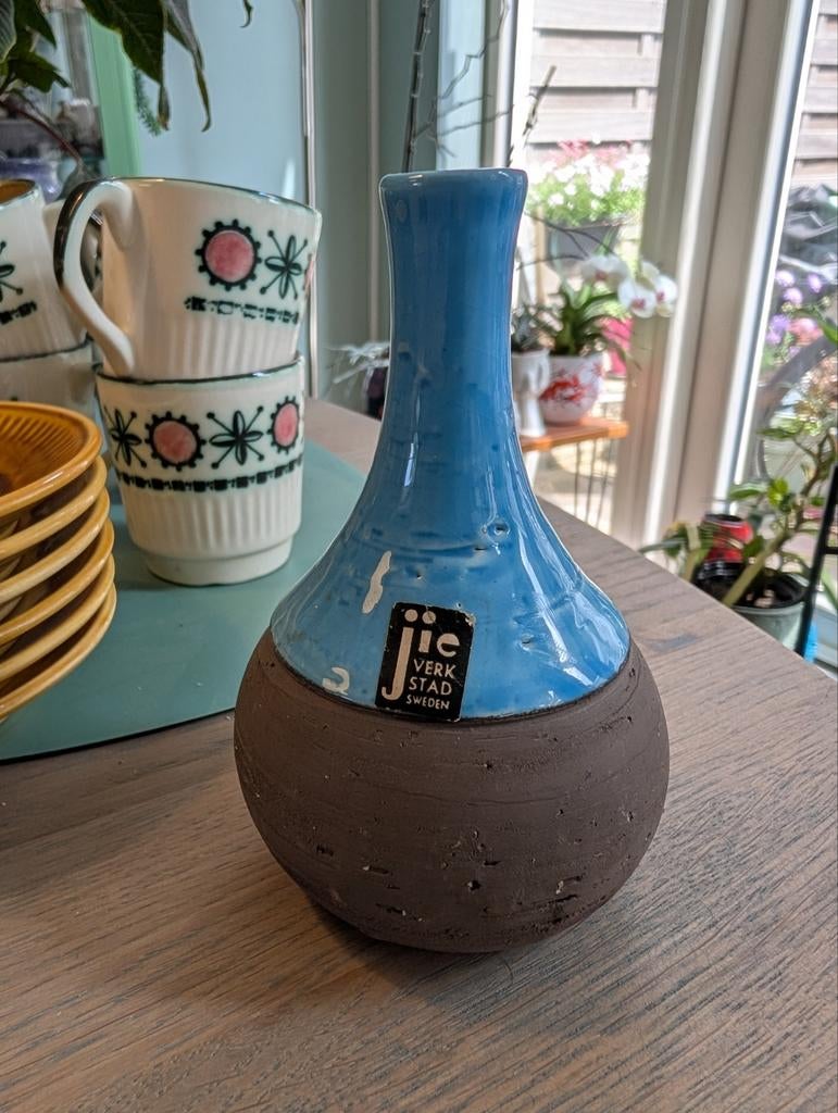 Jie verkstad Zweden keramiek vaas, Antiek en Kunst, Ophalen of Verzenden