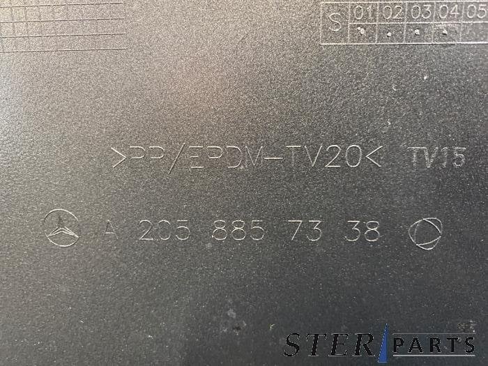 Diffuser achterbumper van een Mercedes C-Klasse, 12 maanden garantie, -, Nieuw, Ophalen of Verzenden