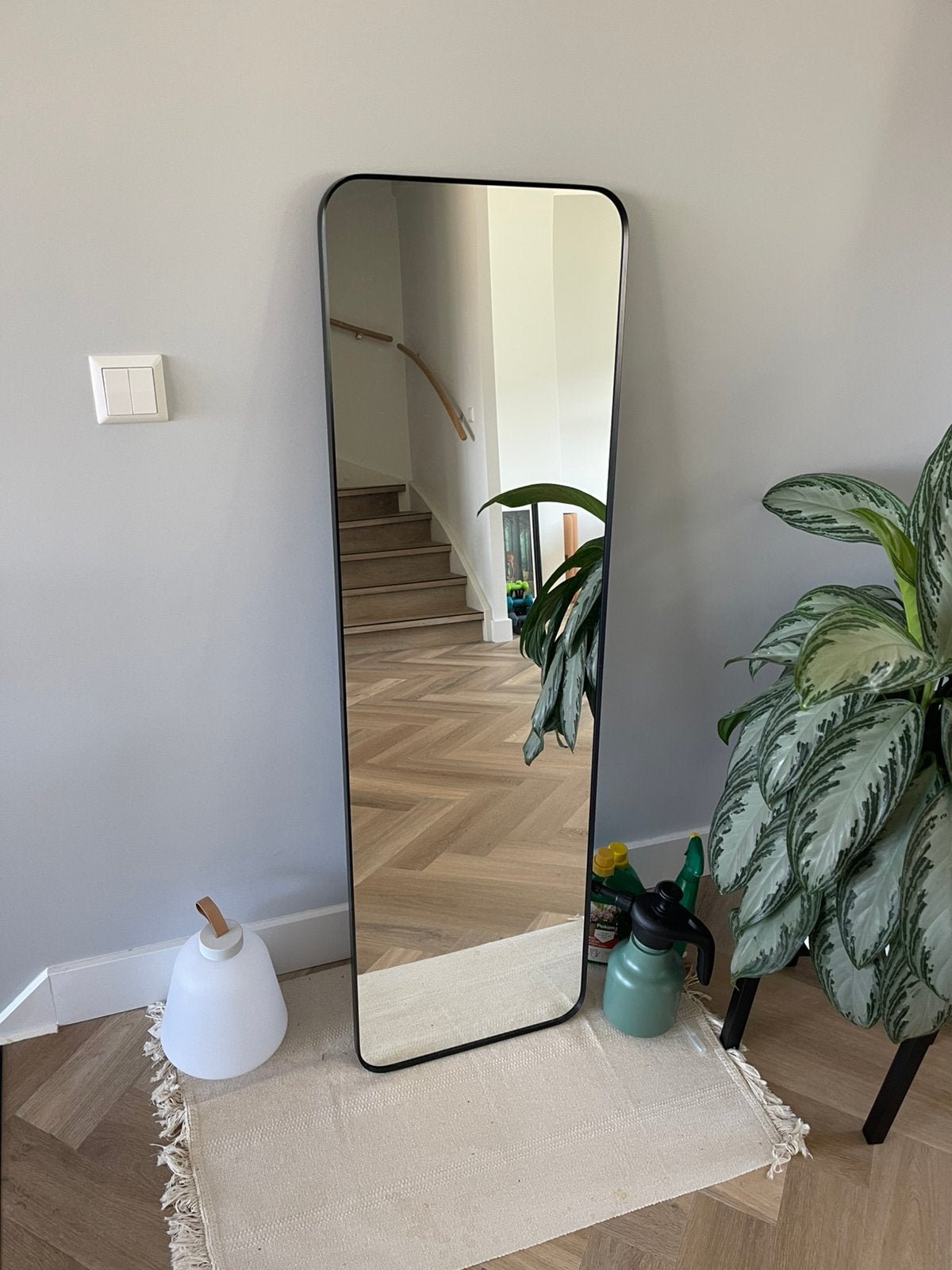 Ikea LINDBYN mirror, Huis en Inrichting, Woonaccessoires | Spiegels, Ophalen, Zo goed als nieuw, Rechthoekig, Minder dan 50 cm