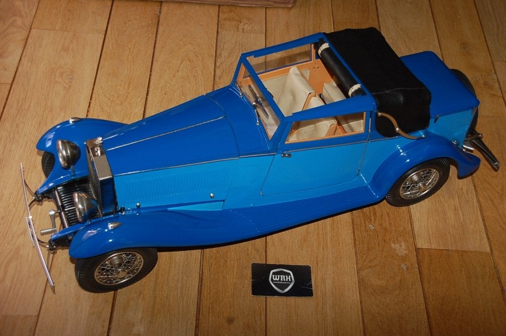 1:8 ROLLS ROYCE AMBASADOR blue Pocher UNIEK ZIE INFO WRH, Hobby en Vrije tijd, Modelauto's | 1:5 tot 1:12, Verzenden, Zo goed als nieuw