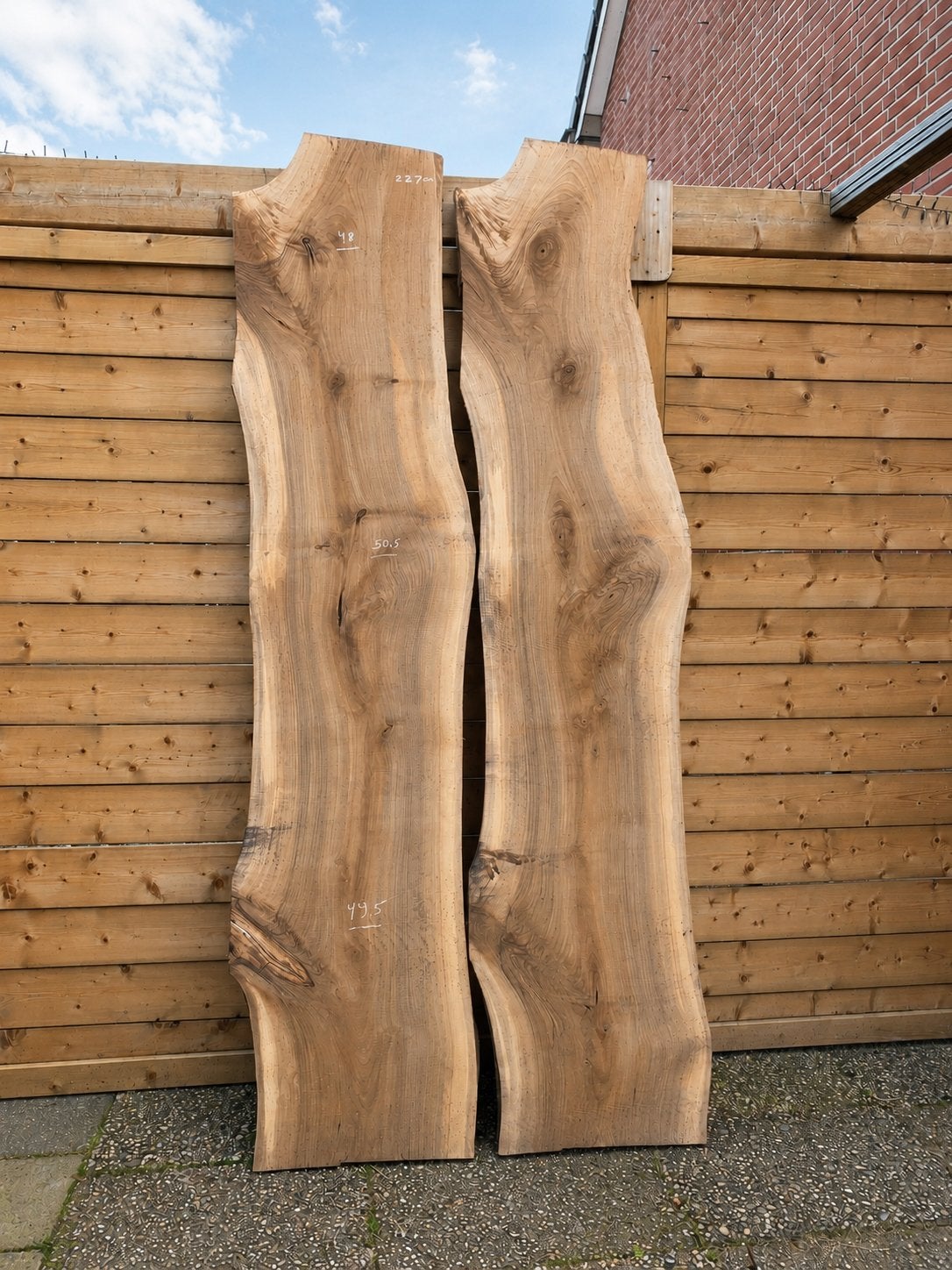 Prachtige walnoot schaaldelen/epoxy tafel delen 199,- voor 2, Ophalen, Nieuw