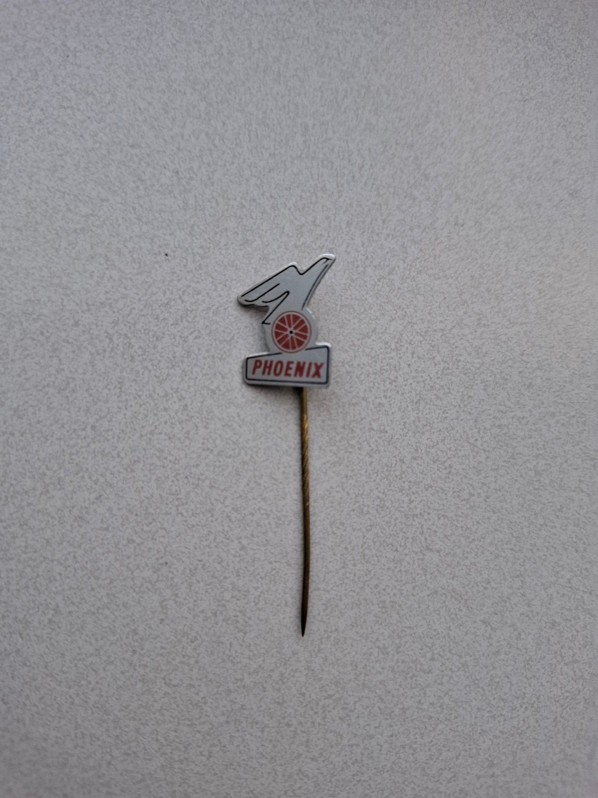 Vintage speldje pin prikker steekspeld Phoenix fietsen, Ophalen of Verzenden