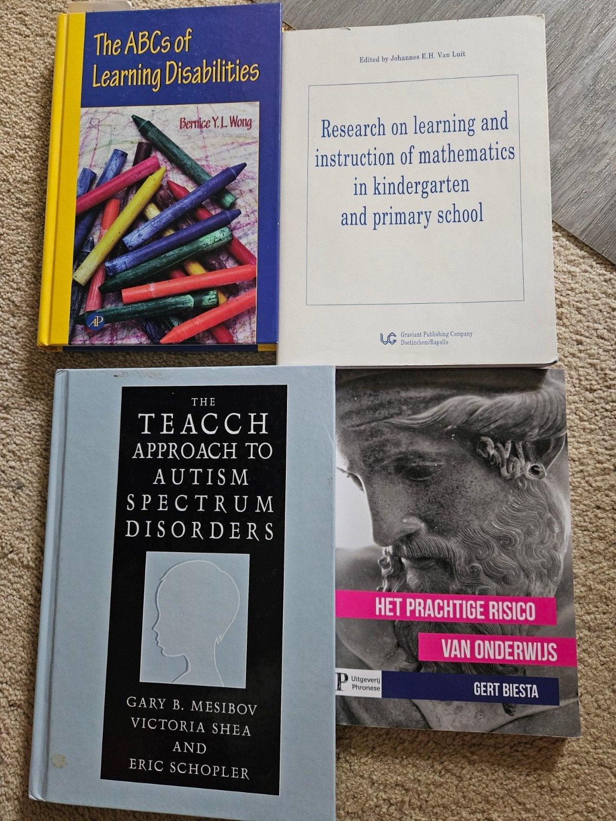 Boeken over onderwijs, autisme en leerstoornissen, Diverse auteurs, HBO, Gamma, Ophalen