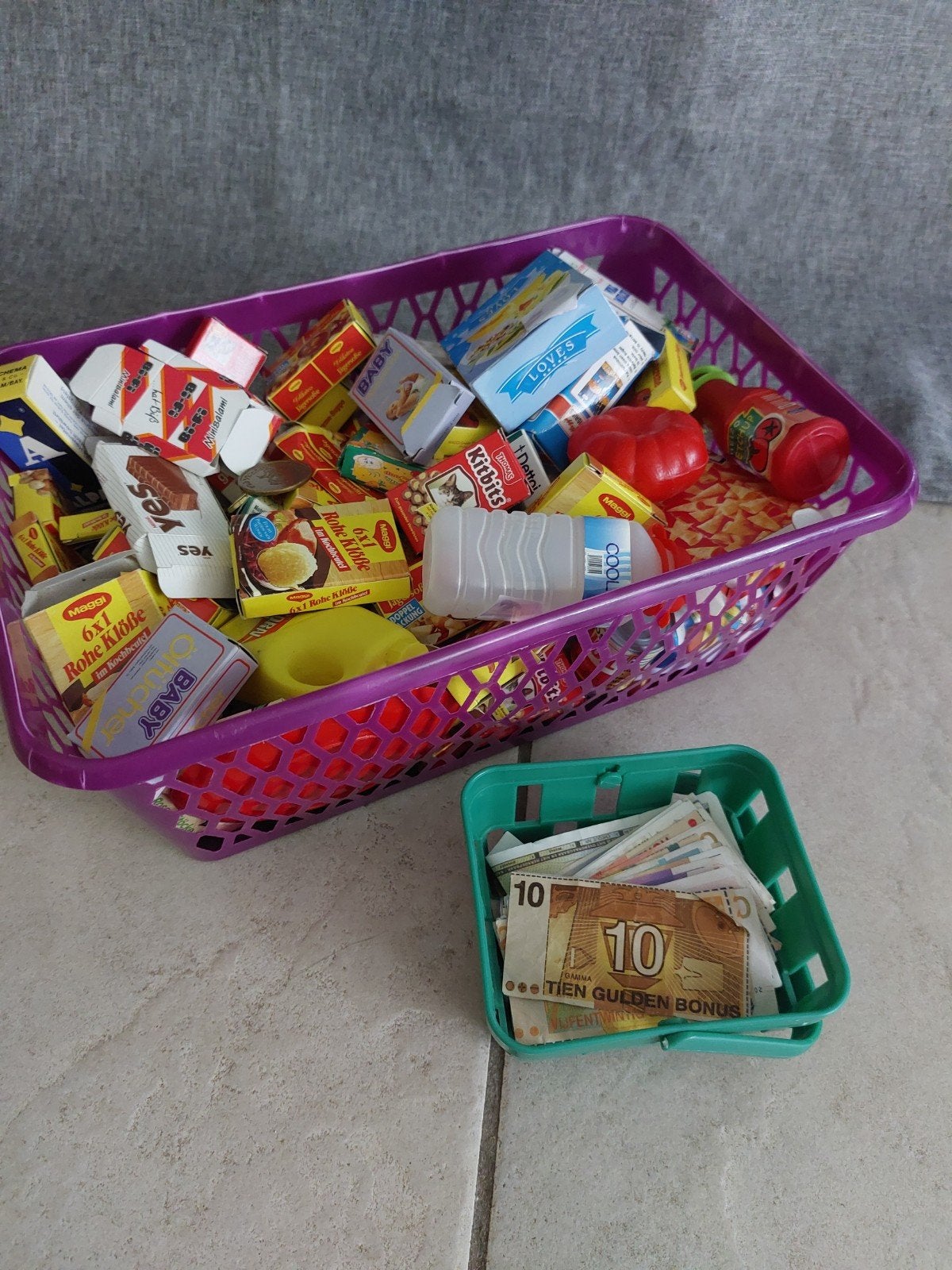 Mini boodschappen speelgoed, Ophalen of Verzenden