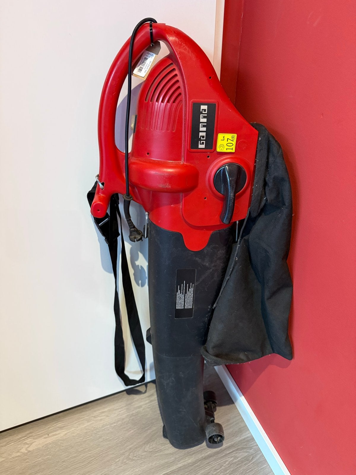 Gamma bladblazer met zuig- en versnipperfunctie, Ophalen, Gebruikt, Handgedragen, Met opvangzak