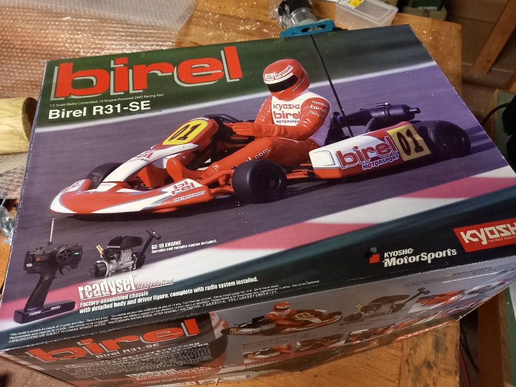 Kyosho Birel Kart, Hobby en Vrije tijd, Zo goed als nieuw, Onderdeel, Overige schalen, Overige typen