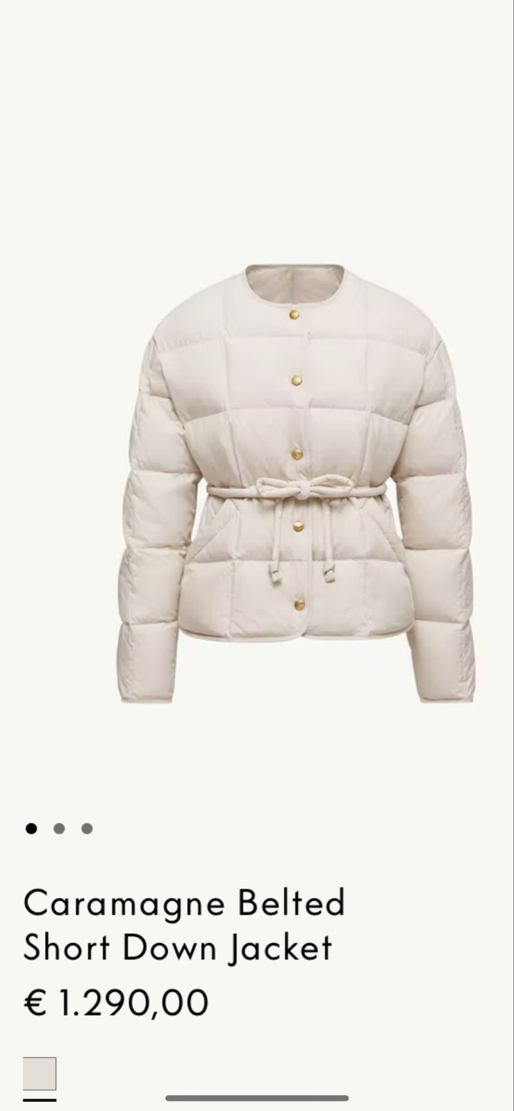 Moncler tussenjas maat 3 (L) nieuw, Ophalen of Verzenden, Nieuw, Maat 42/44 (L), Beige