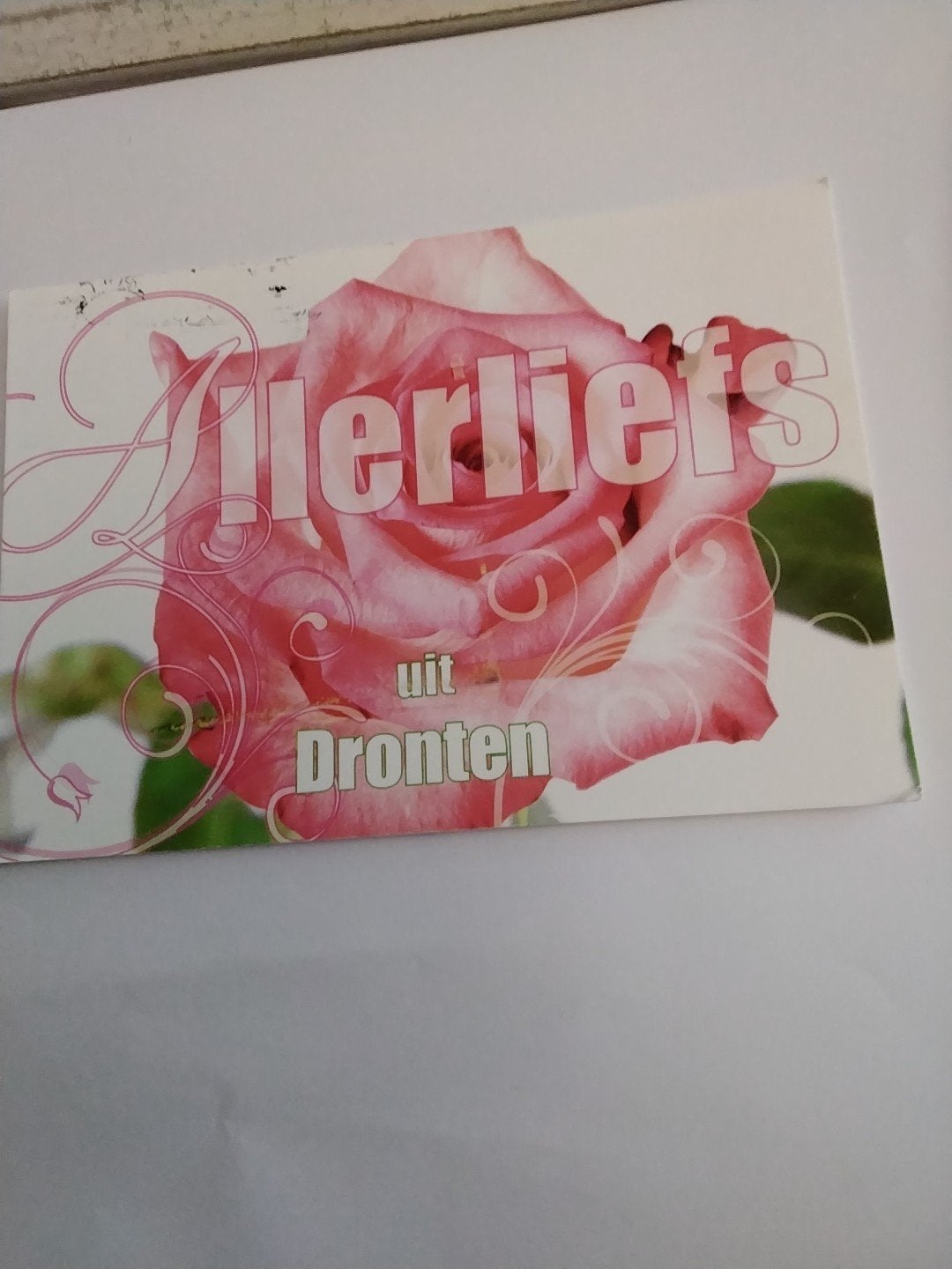 Ansichtkaart 'Allerliefst uit Dronten' - Gelopen, Ophalen of Verzenden, 1980 tot heden, Gelopen