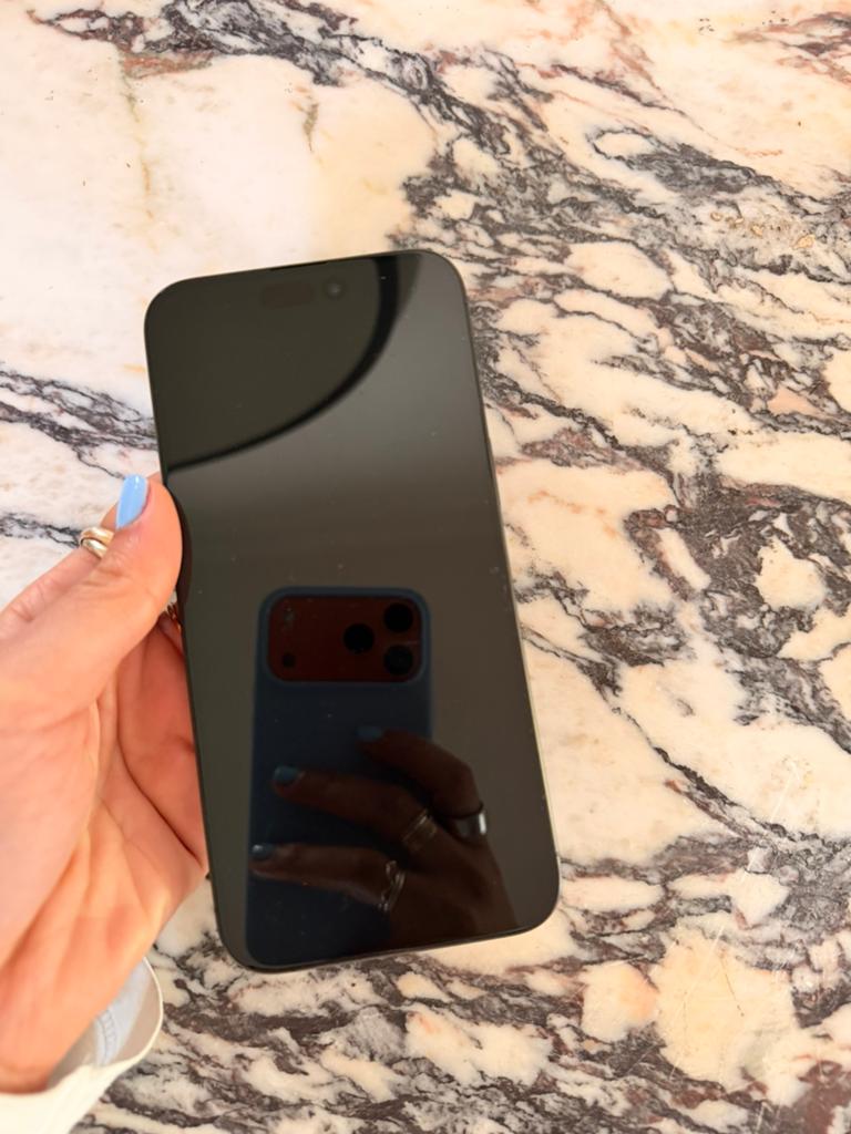 Apple Iphone 15 pro max 256 gb zwart titanium, 86 %, Zwart, IPhone 15 Pro Max, Zo goed als nieuw