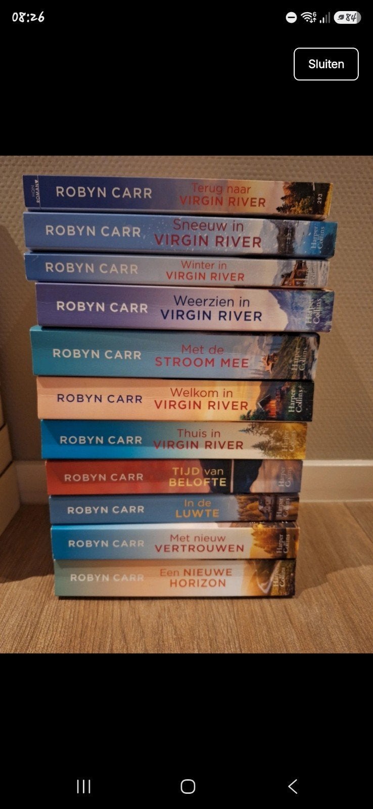 robyn carr Virgin river, Boeken, Ophalen of Verzenden, Zo goed als nieuw