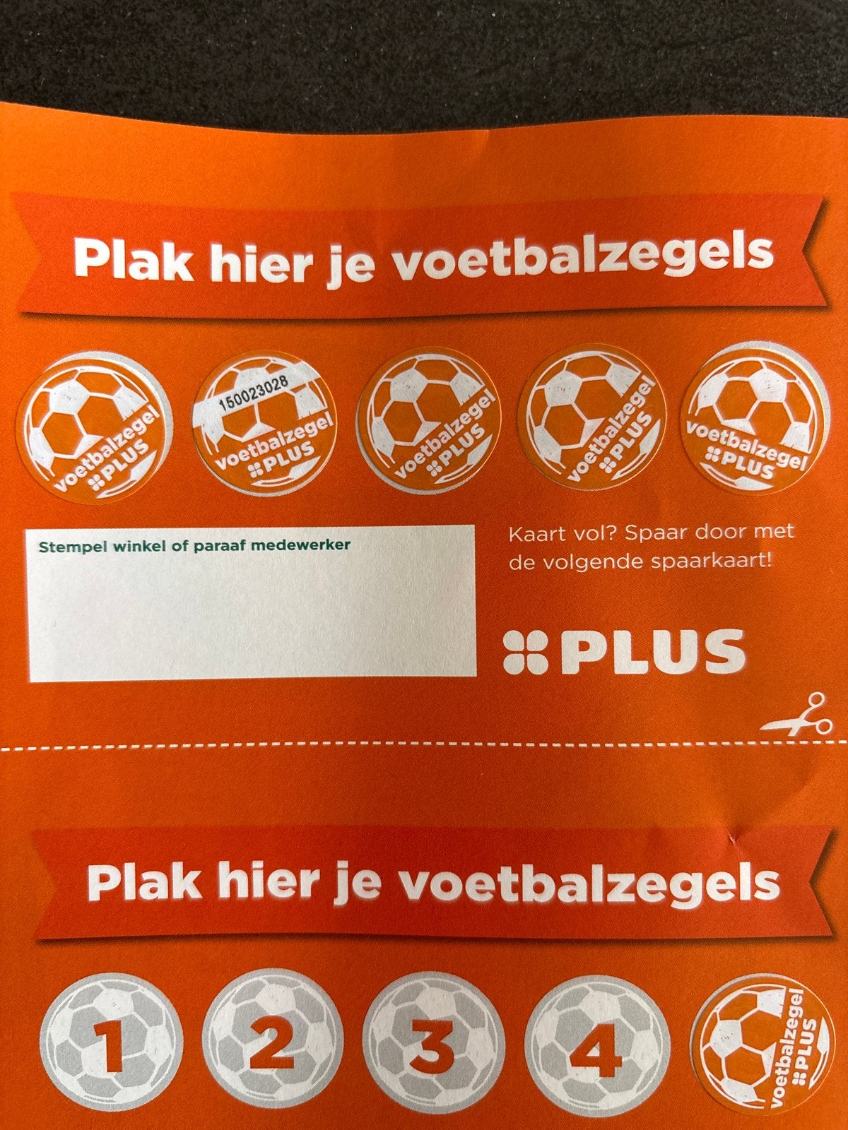 WK Voetbaltafel actie Jumbo/Plus zegels, Ophalen of Verzenden, Nieuw