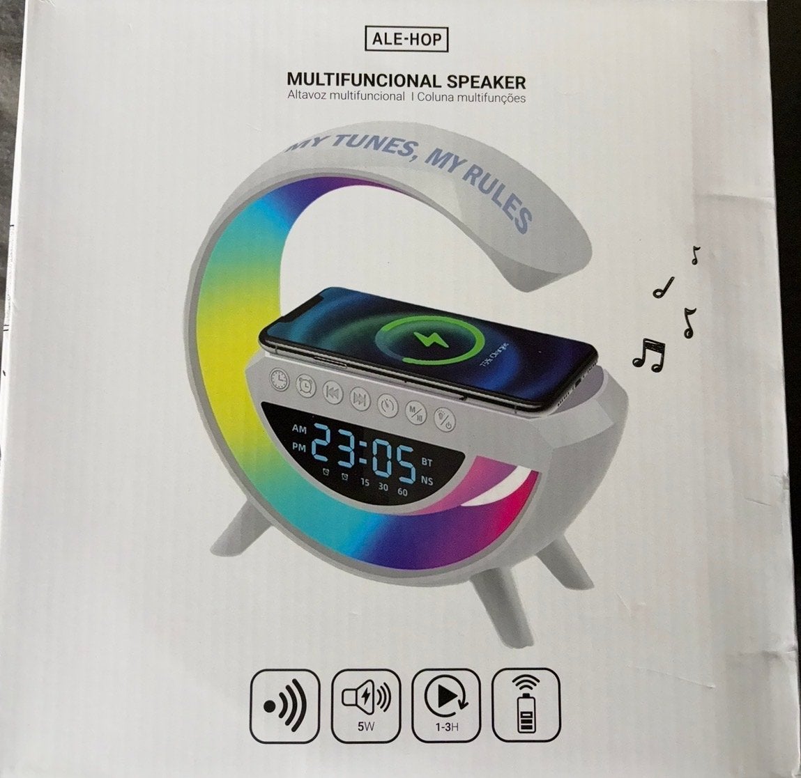 Nieuw OleHOP Multifunctionele Speaker met Draadloos Opladen, Overige merken, Slimme speaker, Nieuw, Ophalen of Verzenden