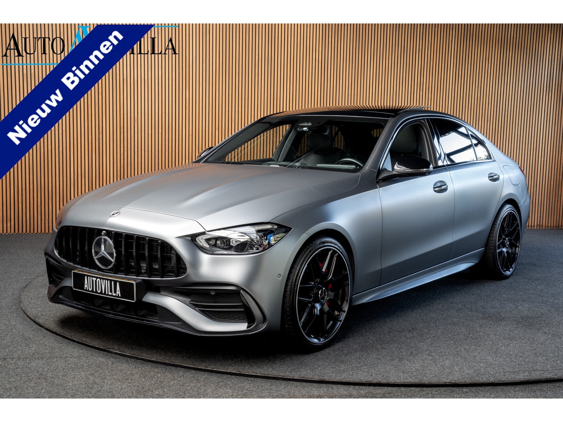 Mercedes-Benz C-Klasse 300 e AMG Line Pano Leer 360° Memory, Automaat, Dealer onderhouden, Achterwielaandrijving, 4 cilinders