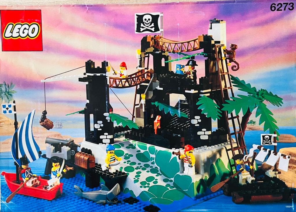 LEGO Pirates set 6273 Rock Island Refuge uit 1991, Kinderen en Baby's, Speelgoed | Duplo en Lego, Compleet, Lego, Zo goed als nieuw