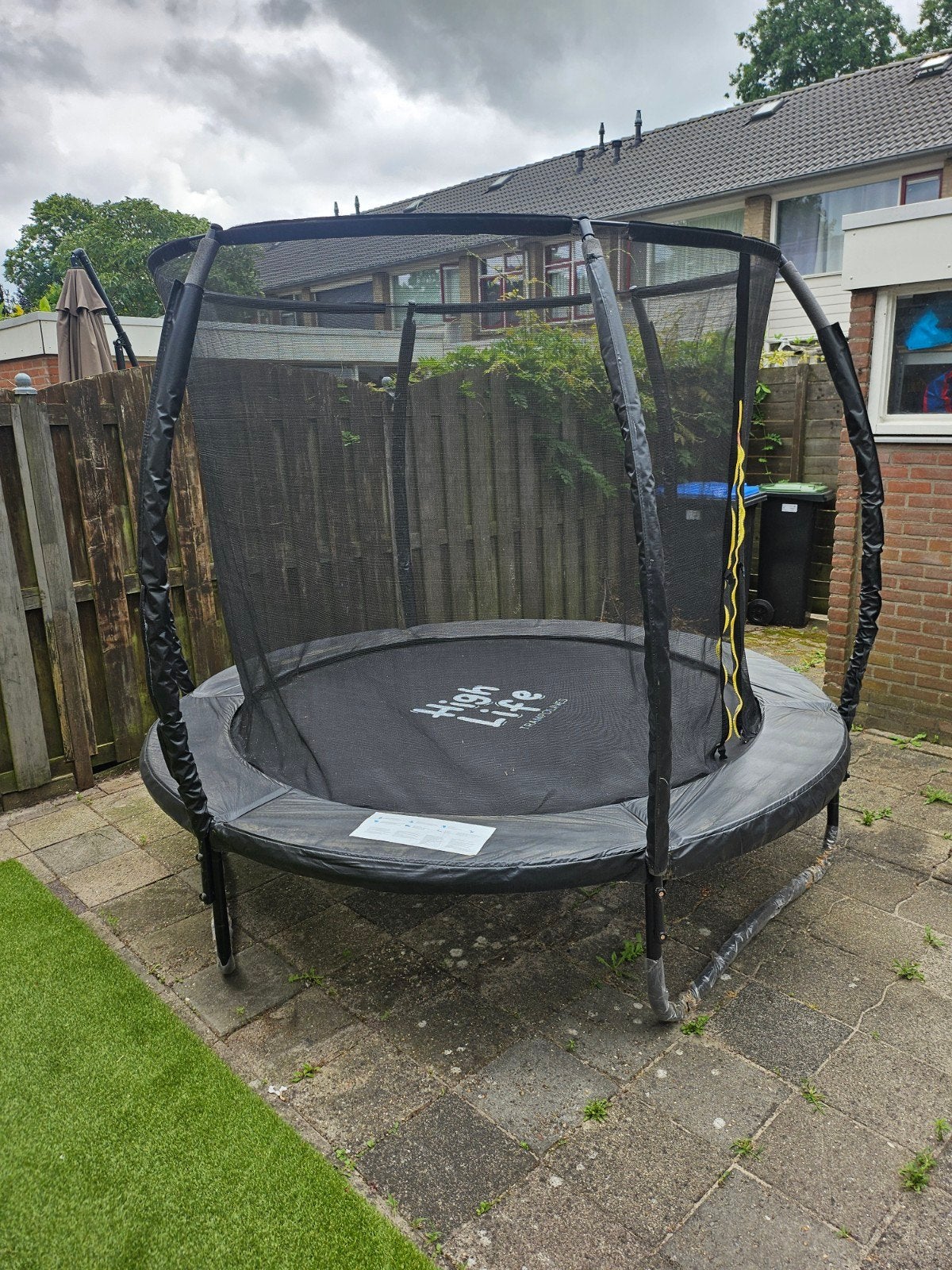 High Life Trampoline Ø244 cm, Kinderen en Baby's, Speelgoed | Buiten | Trampolines, Ophalen