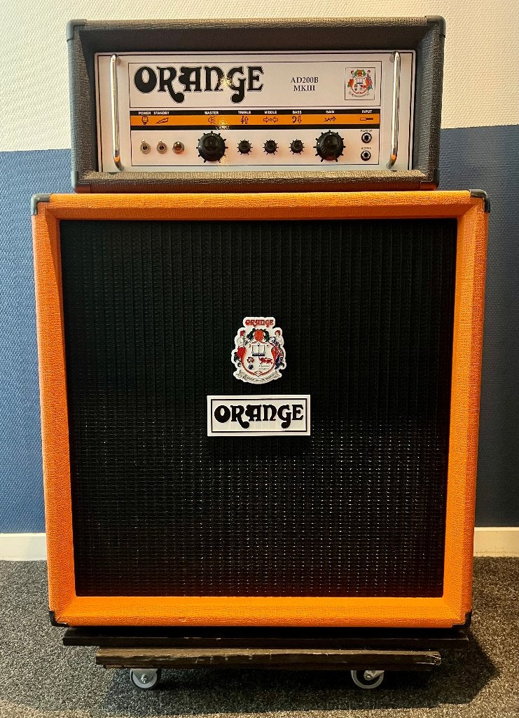 Orange AD200B MK3 basversterker + Orange OBC410HC Cabinet, Muziek en Instrumenten, Versterkers | Bas en Gitaar, Ophalen, Zo goed als nieuw