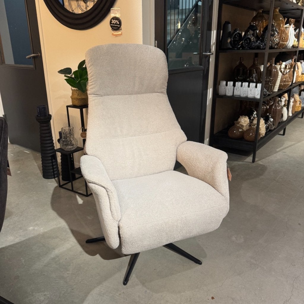 Relaxfauteuil Artizo - Stof Beige - Pronto Wonen, Huis en Inrichting, Niet ingevuld, Niet ingevuld, Niet ingevuld