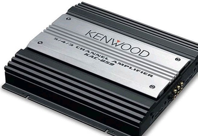 kenwood kac859 5 kanaal versterker met lightning powercap, Auto diversen, Autospeakers, Ophalen of Verzenden, Gebruikt