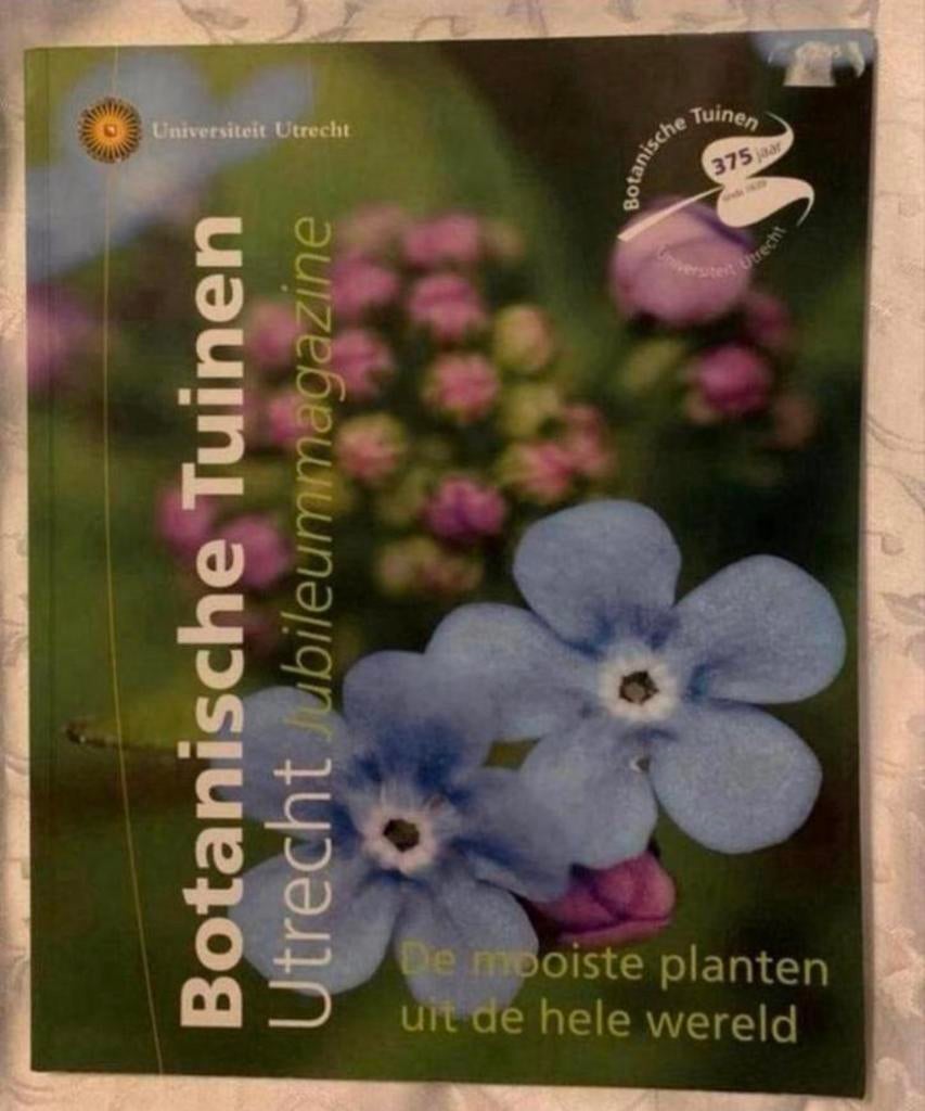 Botanische Tuinen Utrecht Jubileummagazine, Ophalen of Verzenden, Zo goed als nieuw, Bloemen, Planten en Bomen