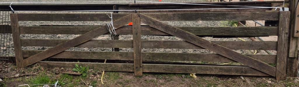 Landhek 4 x 0.96m hout, Dieren en Toebehoren, Ophalen, Overige soorten