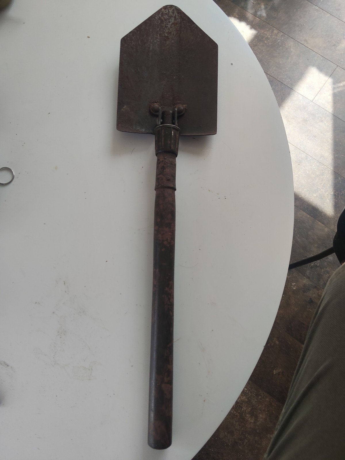 Vintage Opvouwbare Schep - Leger Schop vermoeden usa ww2, Ophalen of Verzenden, Gebruikt, Overige typen, Overige merken