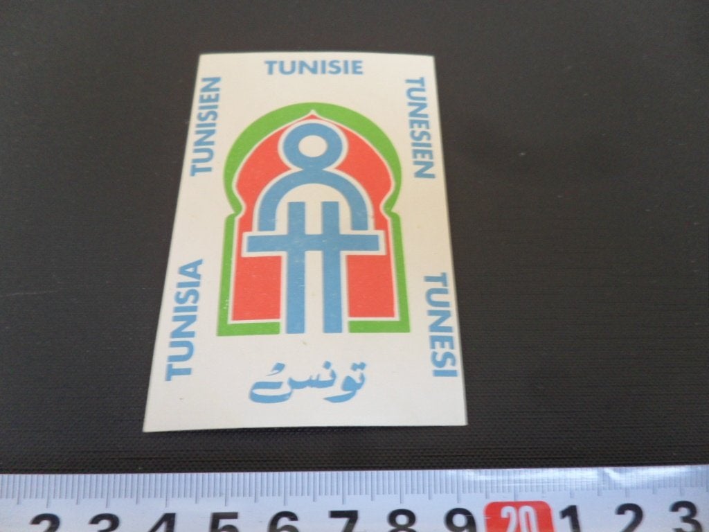 sticker tunesië tunisie tunesien tunisia tunesi, Ophalen, Zo goed als nieuw
