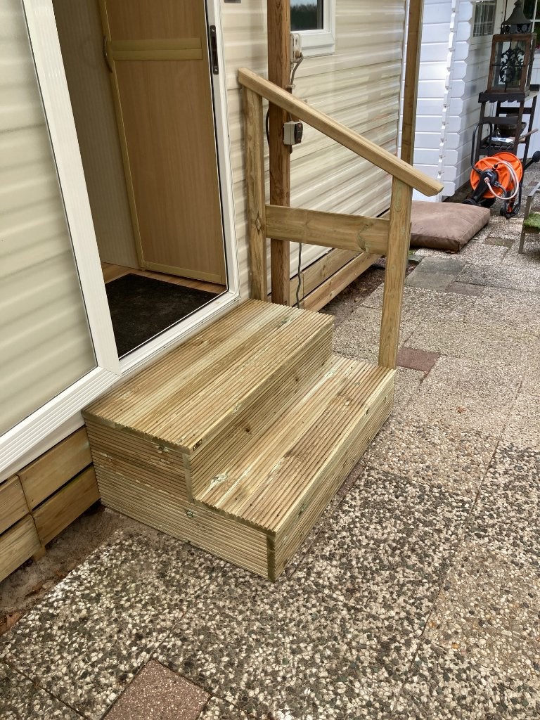 Opstap "Deluxe" in ELKE MAAT leverbaar!, Caravans en Kamperen, Caravan accessoires, Ophalen of Verzenden, Nieuw